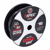 V10 OFC Speaker Wire | 16 AWG | 250 ft. | Black