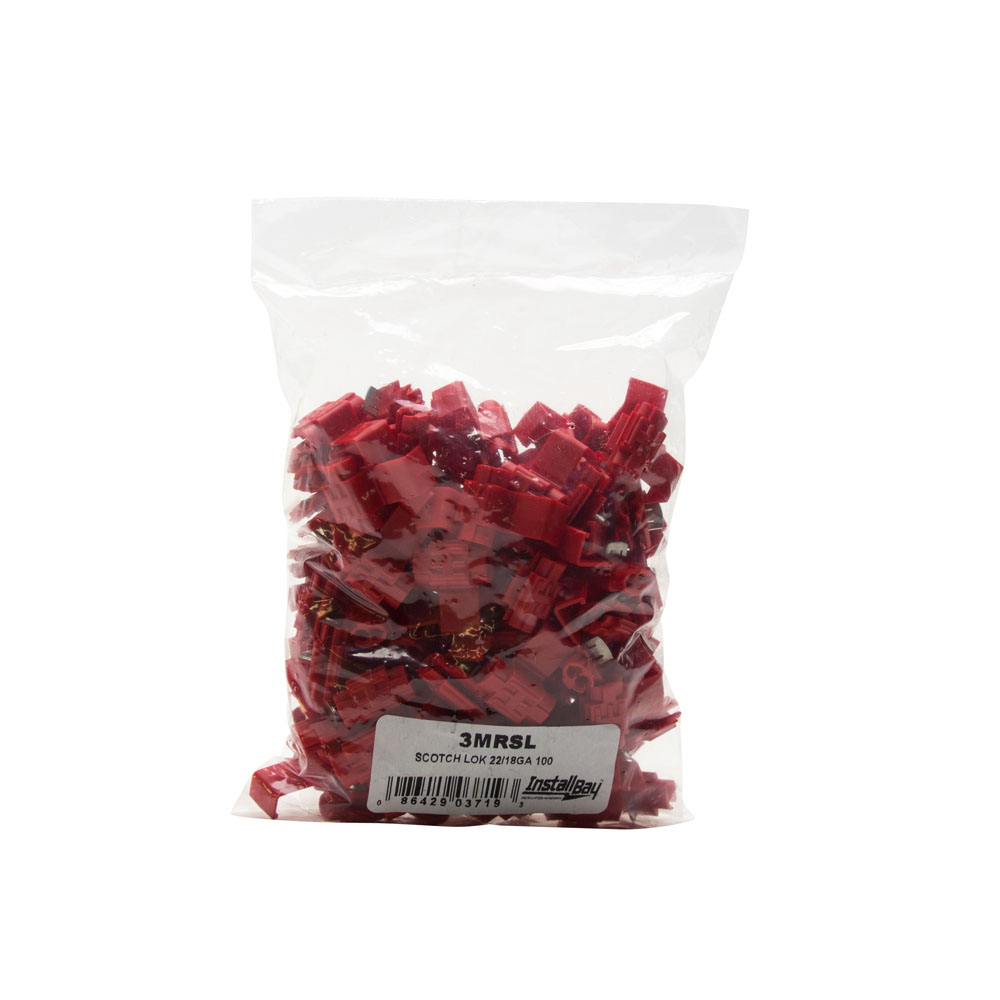 3M™ Red Scotchlok™ 22/18 Gauge - Package of 100