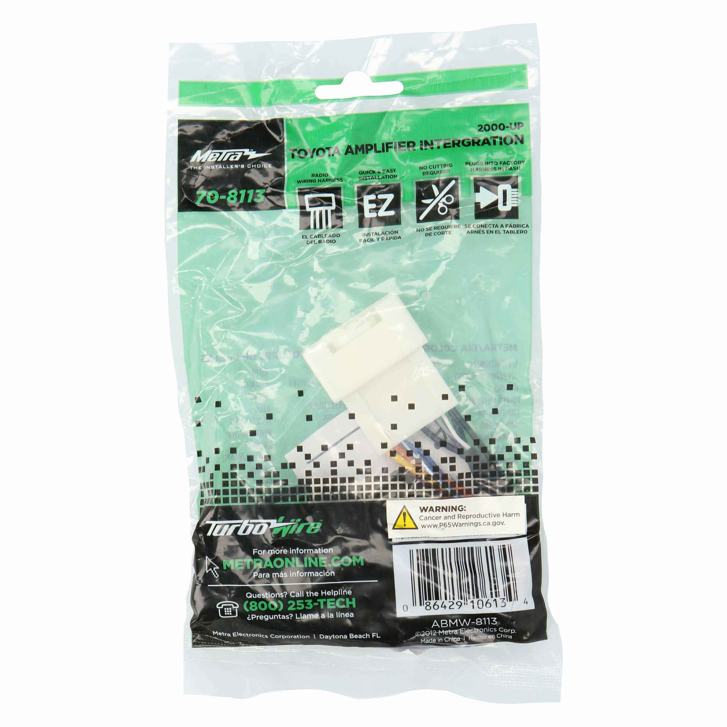 Radio Replacement Harness - Fits Lexus / Toyota 2000-2007