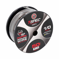 V12 OFC Ground Wire | 1/0 AWG | 50 ft. | Black