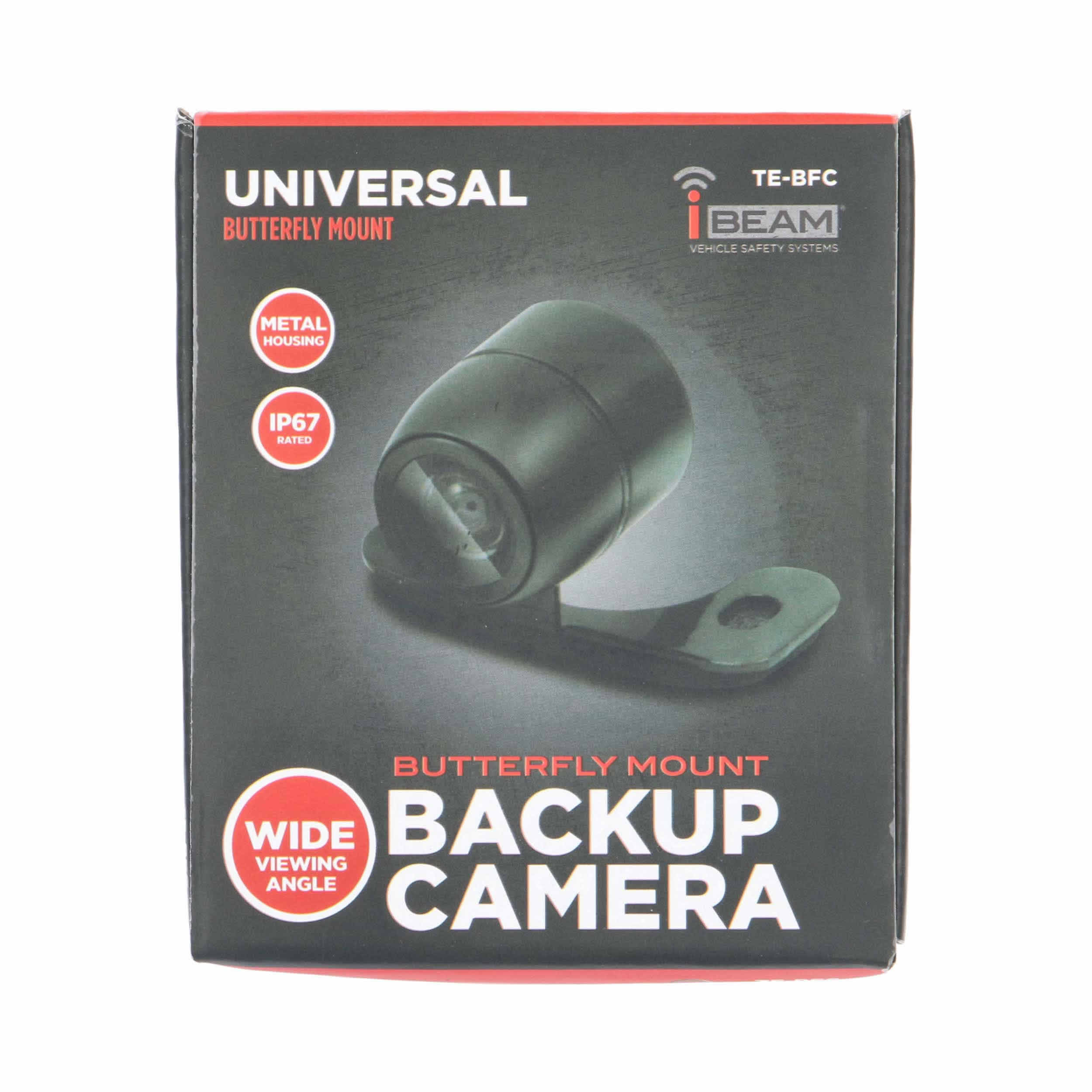 Improved Butterfly Mount Backup Camera with Metal Housing