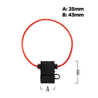 ATC Fuse Holder With Cover 18 Gauge - Package of 10