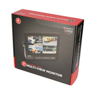 Commercial Quad-View Monitor - 9 Inch