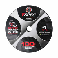 V12 OFC Power Wire | 4 AWG | 100 ft. | Red