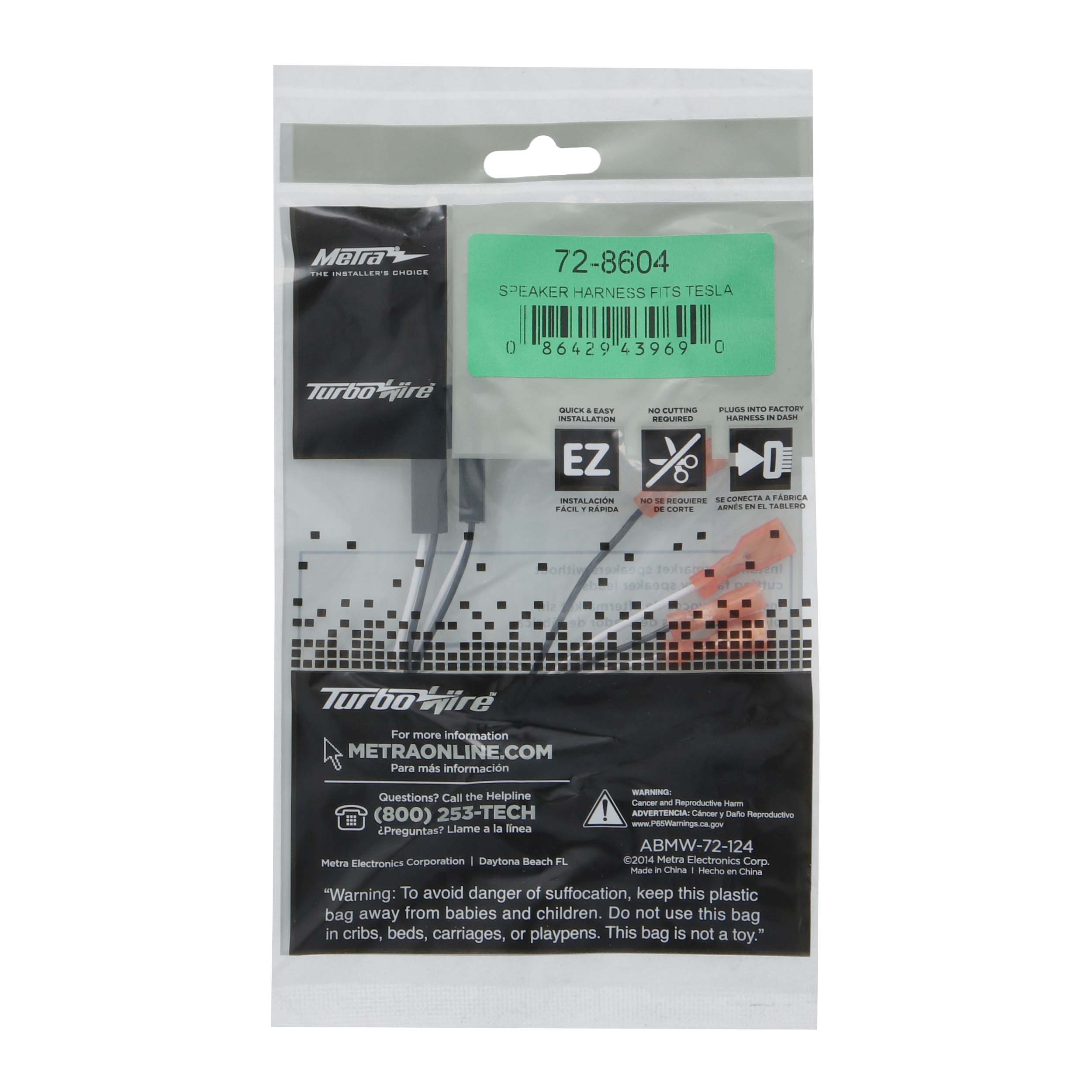 Speaker Harness Fits Select 2012-2021 TESLA & 2005-2018 AUDI