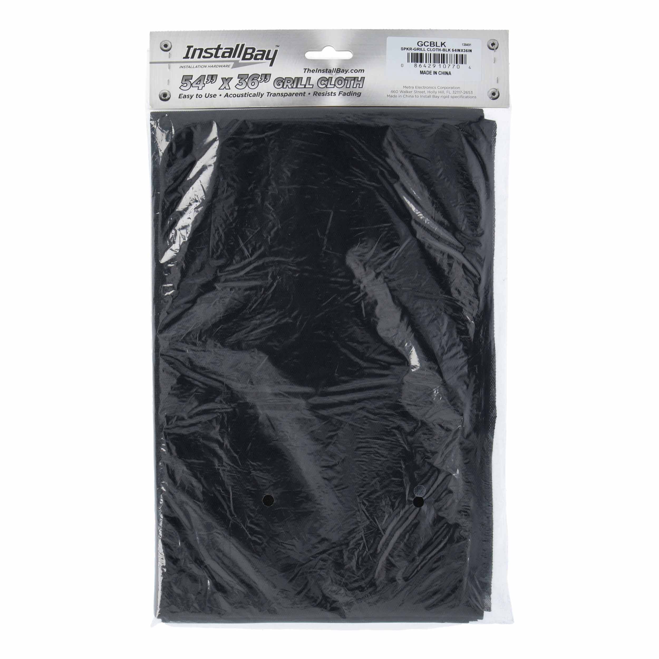 Black Speaker Grille Cloth Bulk Roll