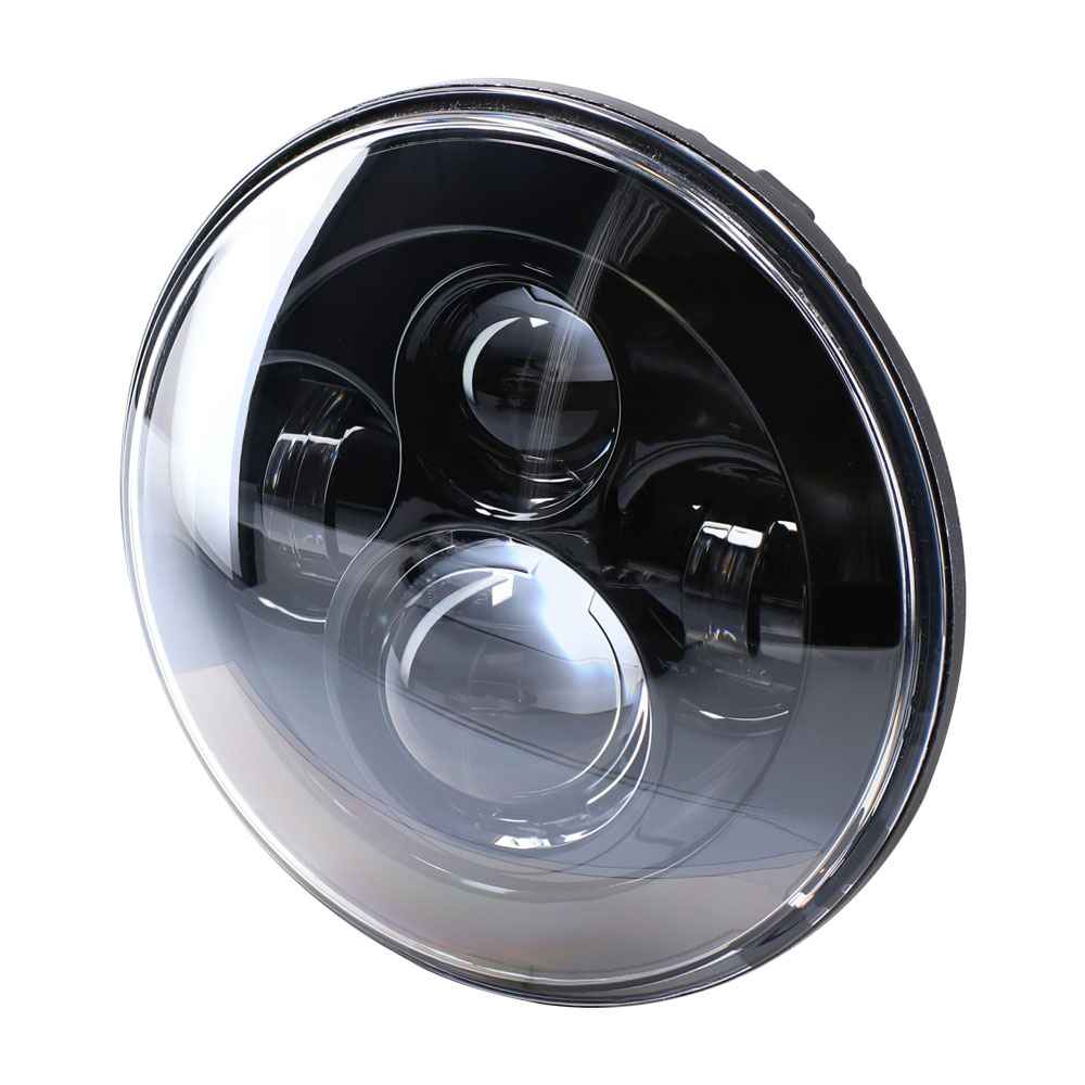 7" LED Light with Black Face - 7 Inch, 9 LED