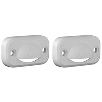 White Accent Lighting Cover/Diverter - Pair