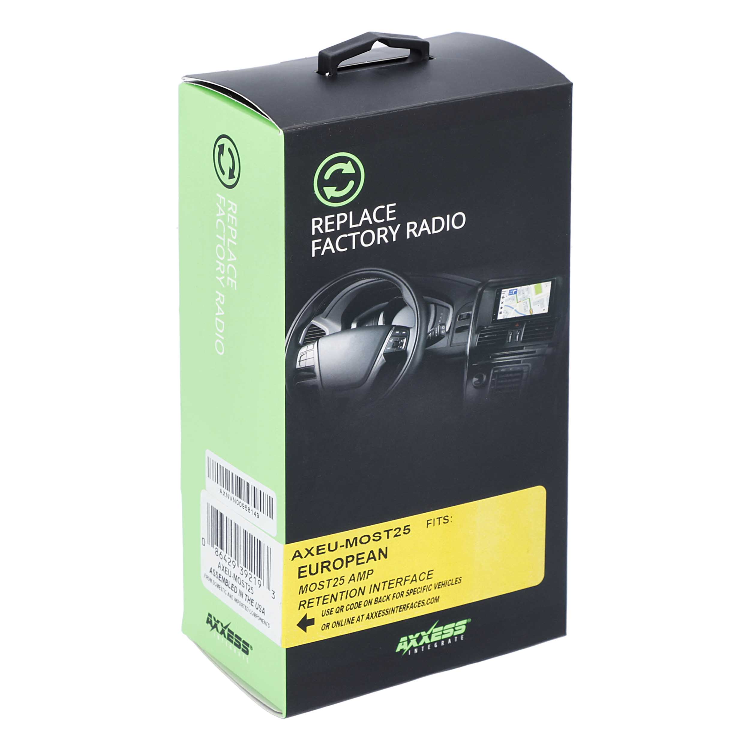 European MOST25 Amp Retention Interface