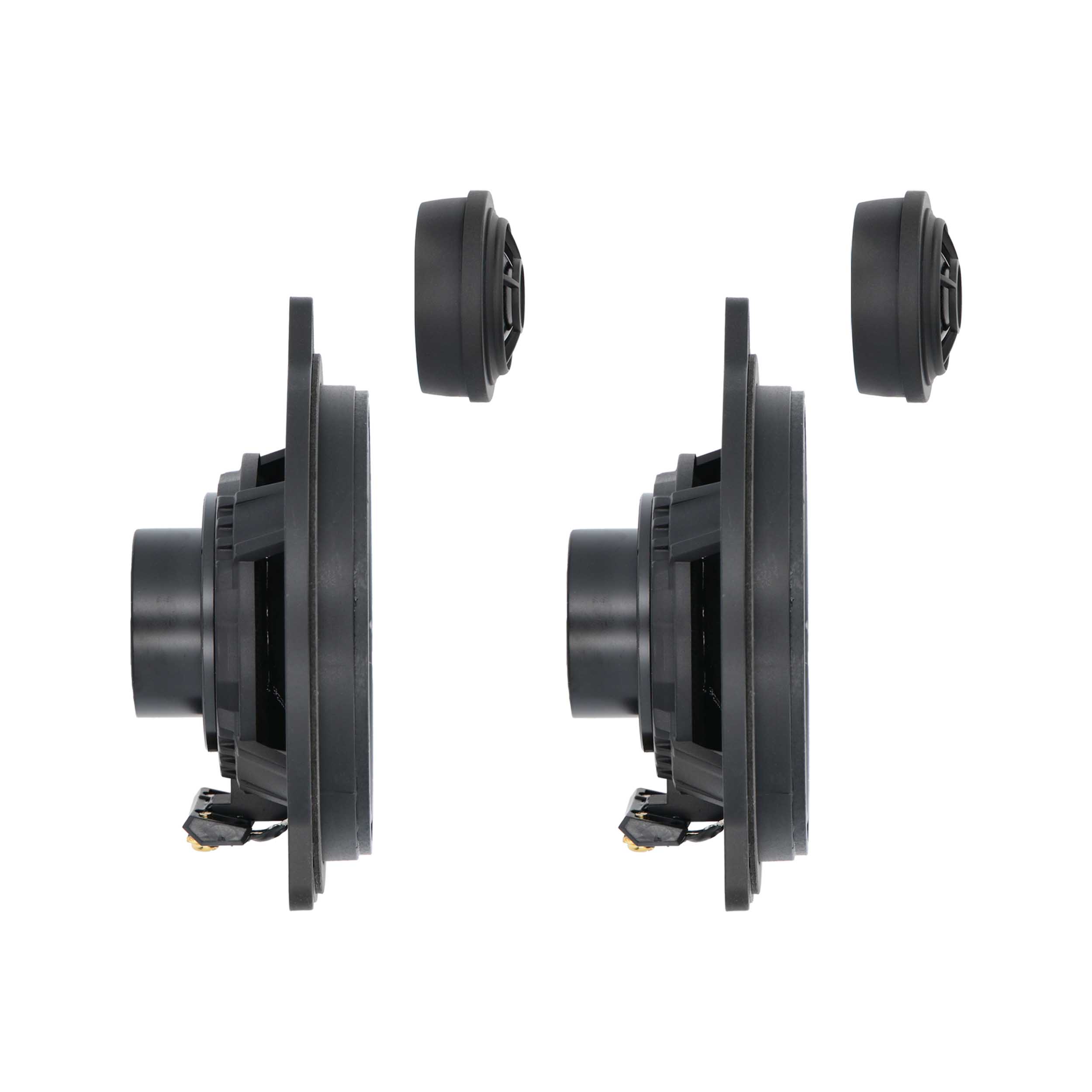 4" Plug-N-Play Front Door Speaker Set Fits Select BMW