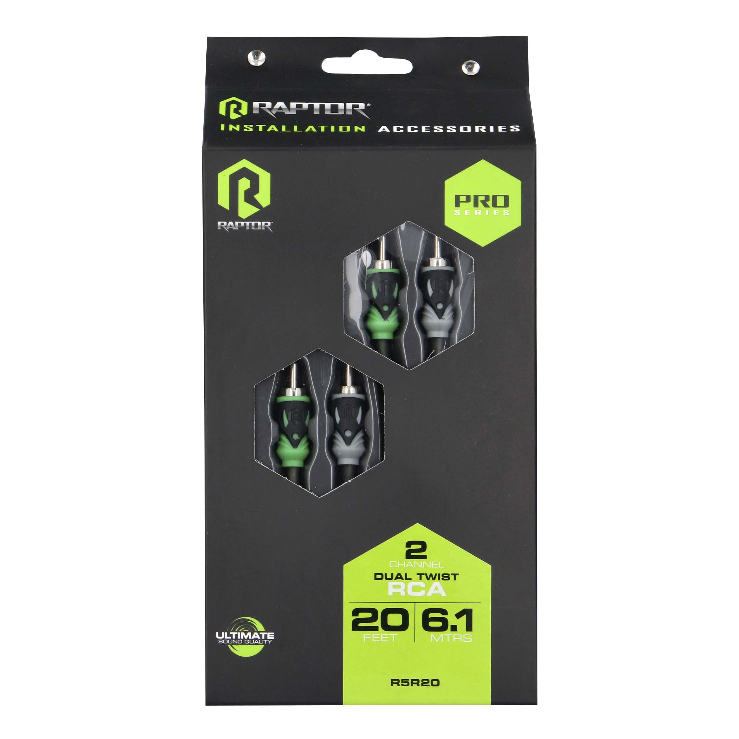 RCA 2-Channel Audio Cable - Pro Series 20 Feet