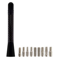 Universal Roof Mount Replacement Mast | Carbon Fiber |  4"