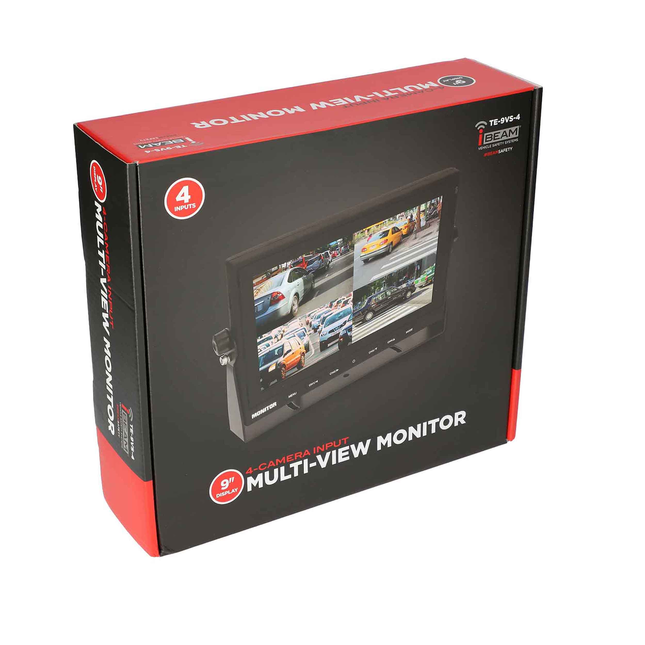 Commercial Quad-View Monitor - 9 Inch