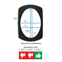 Speaker Spacer - Universal 1.5" for 6"x9" Speakers