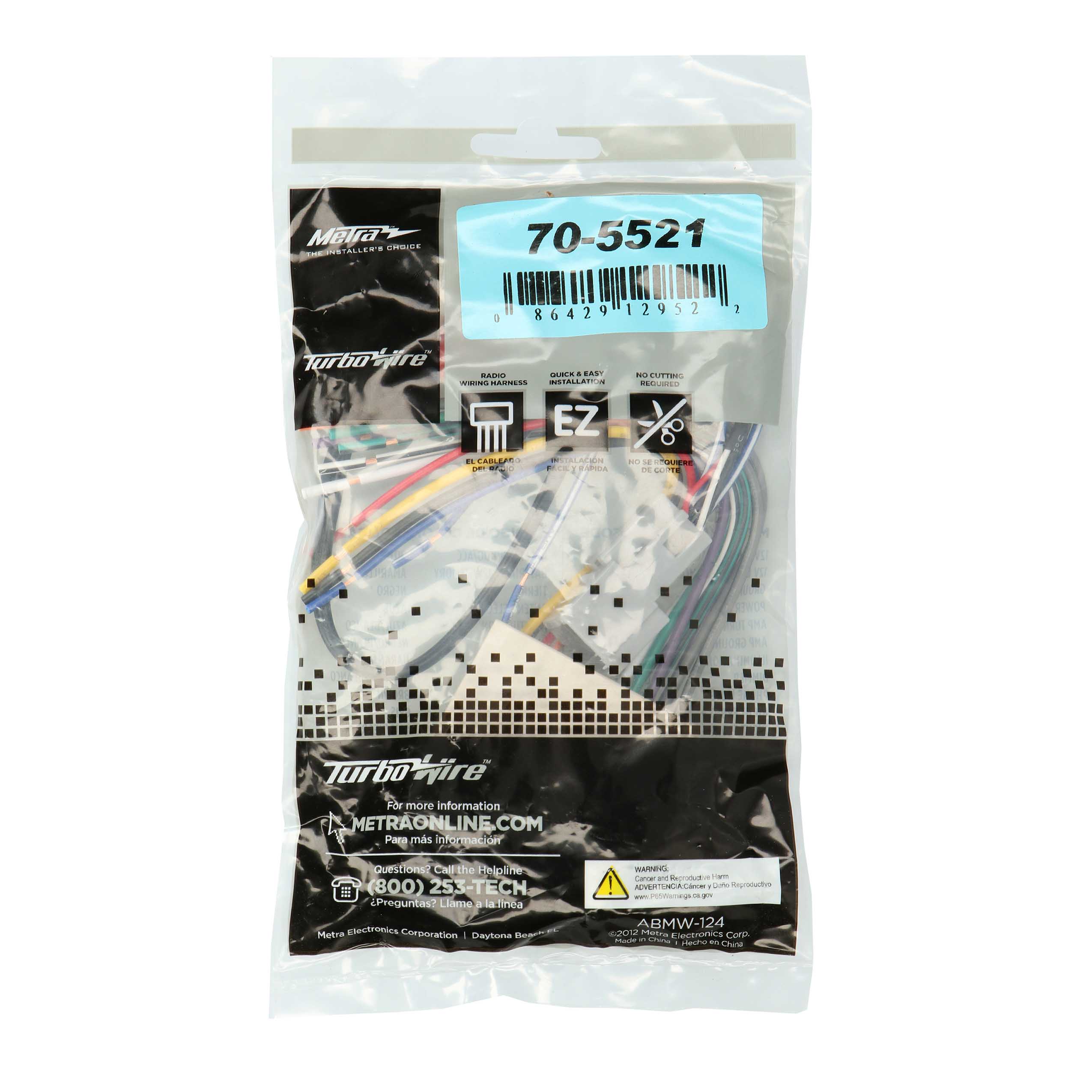 Radio Replacement Harness - Fits Ford / Lincoln / Mercury 1998-2012