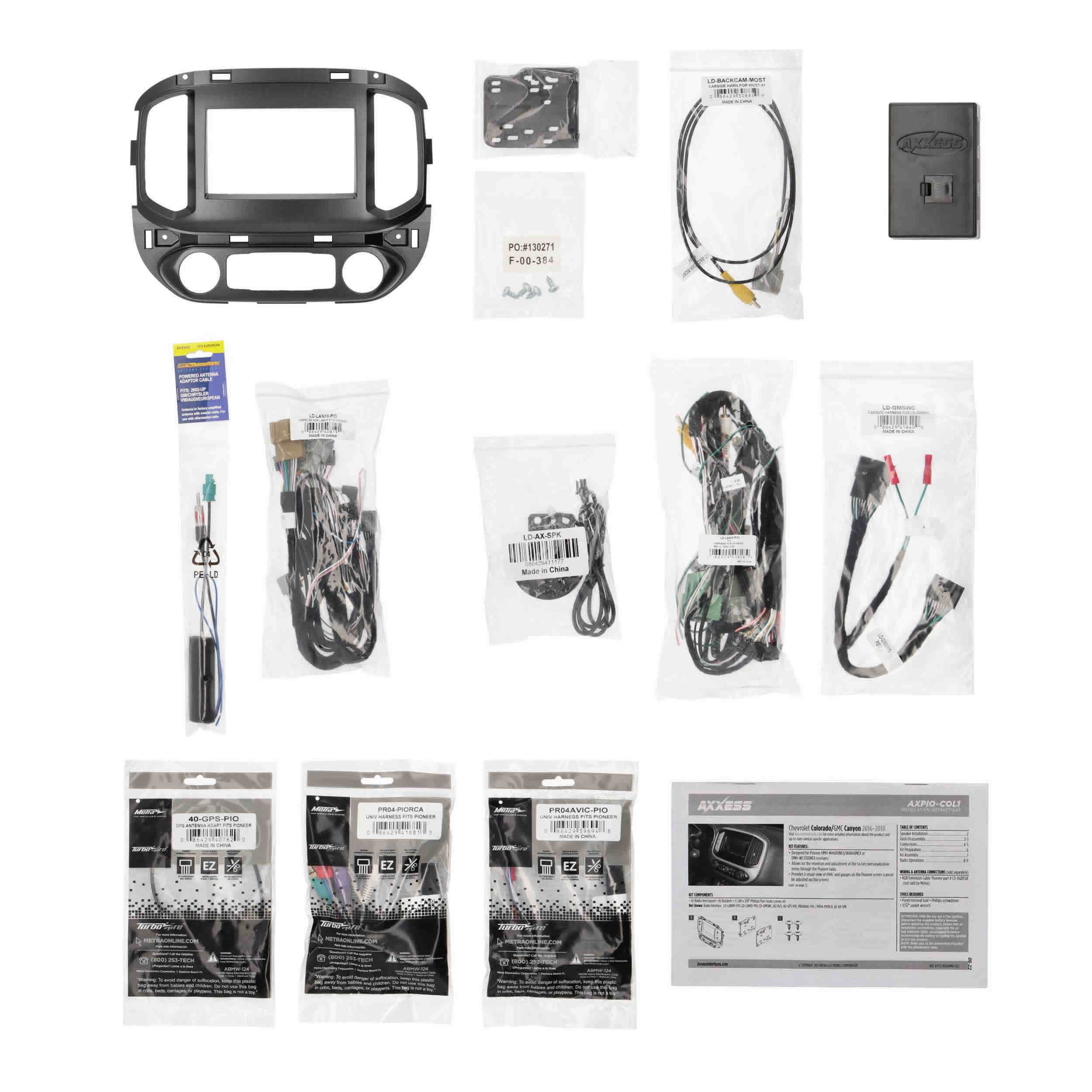 Pioneer Radio Integration Package - Fits Chevrolet Colorado/GMC Canyon 2015-2018