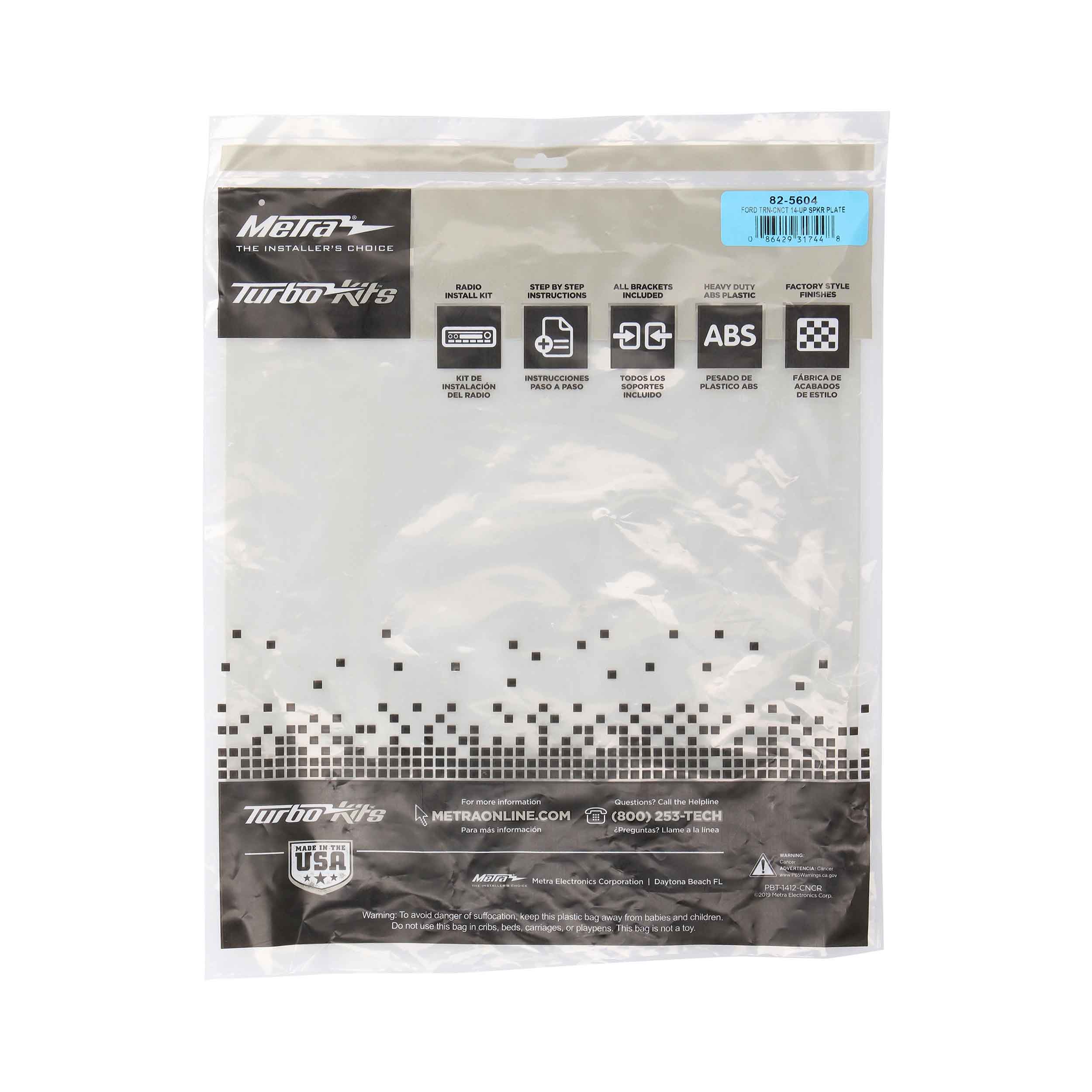 Ford Transit Connect 2014-Up Speaker Plates - Pair