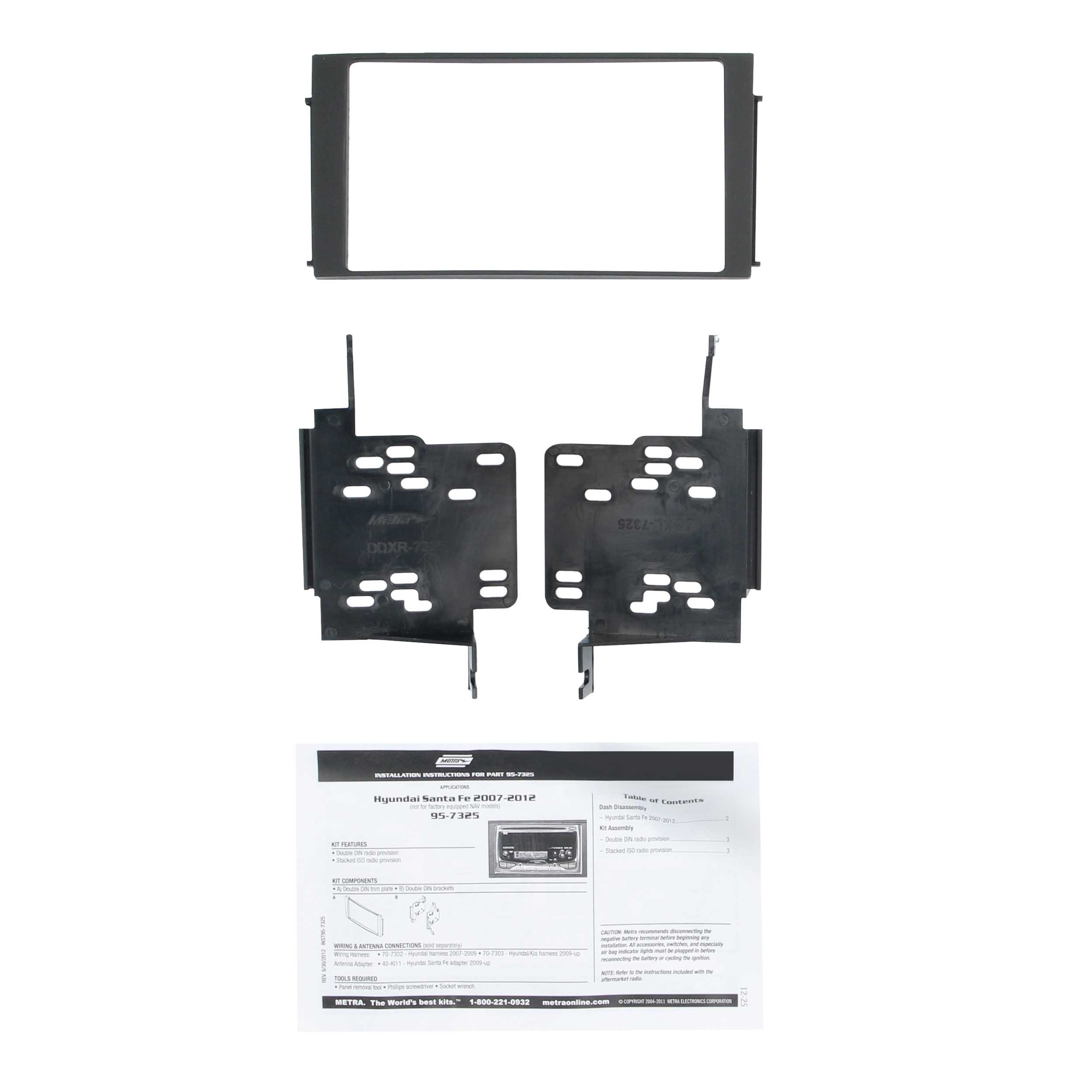 Hyundai Santa Fe 2007-2012 - Black