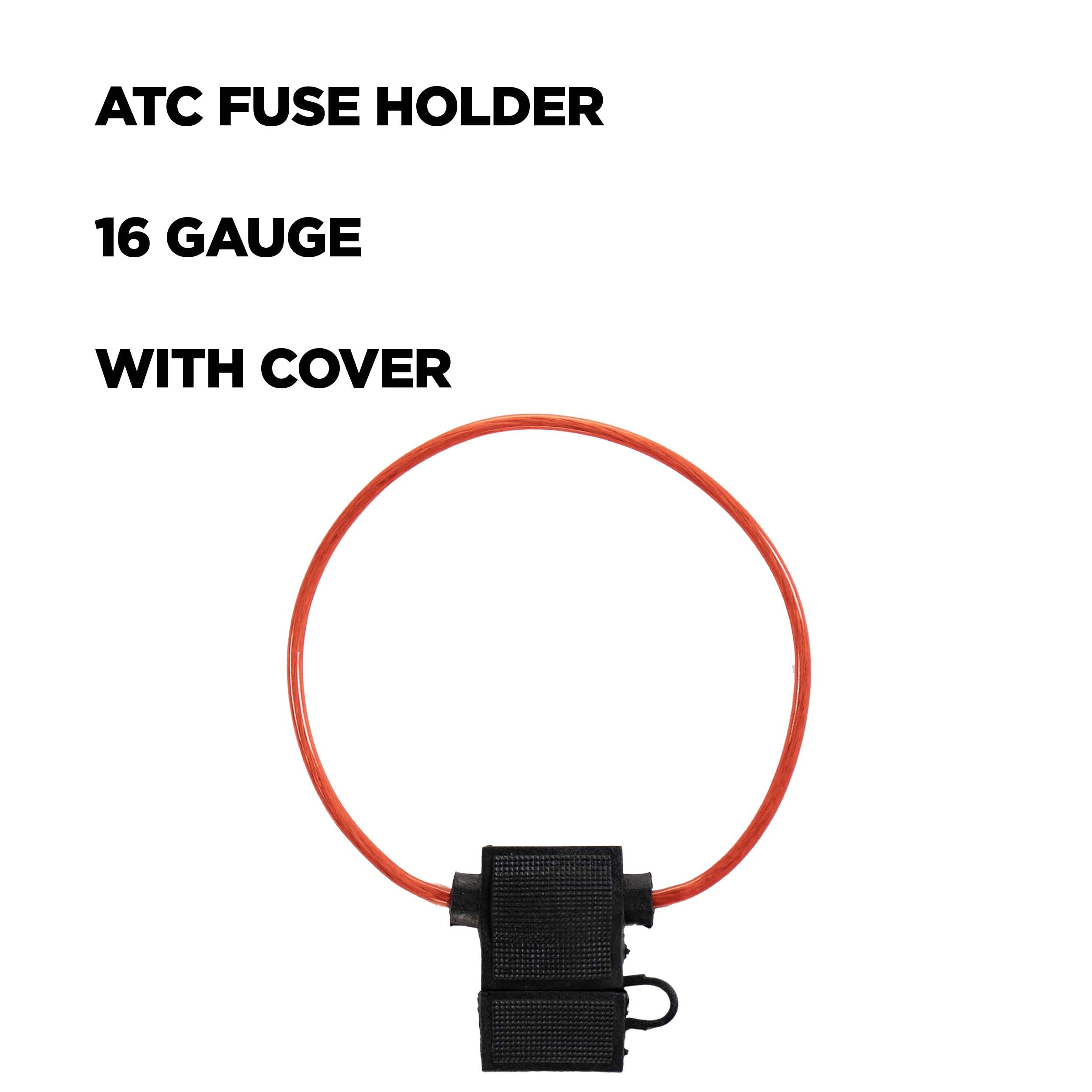 ATC Fuse Holder with Cover 16 Gauge - Package of 10