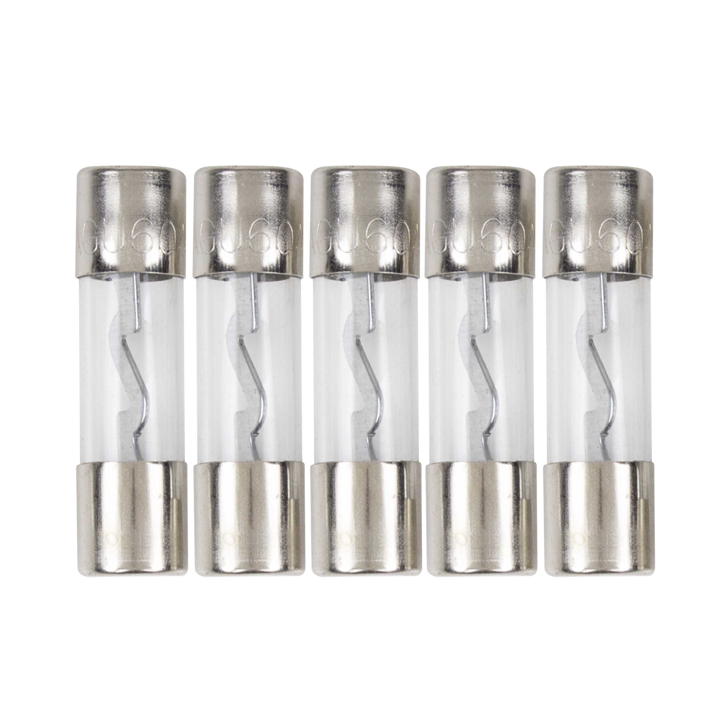 60 AMP AGU Fuses Nickel Plated - MID SERIES - 5 PK