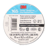 SINGLE ROLL 3M TAPE 165 3M - 3/4 INCH X 60 FT .006 IN/PO