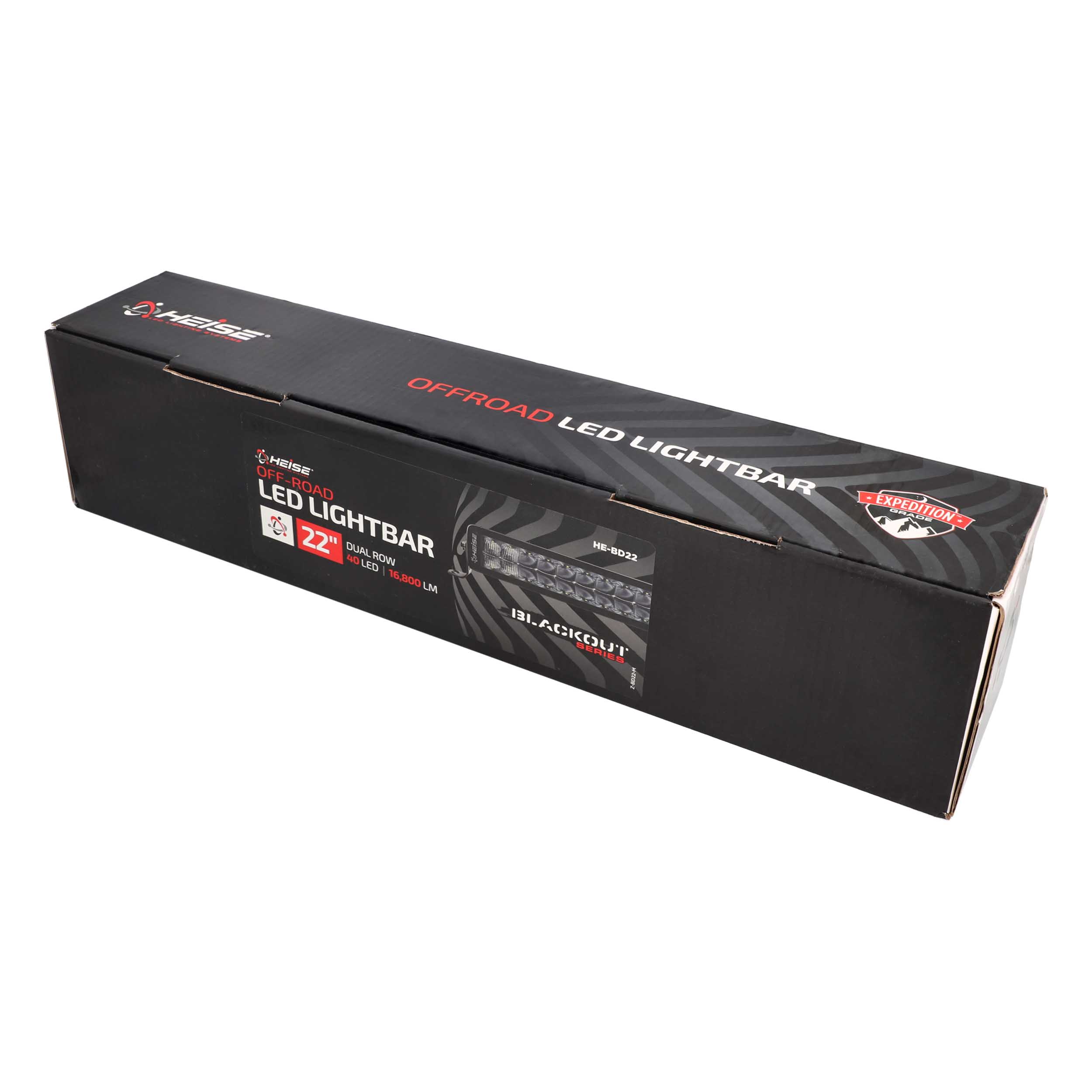 22" Blackout Dual Row - 40 LED - Lightbar