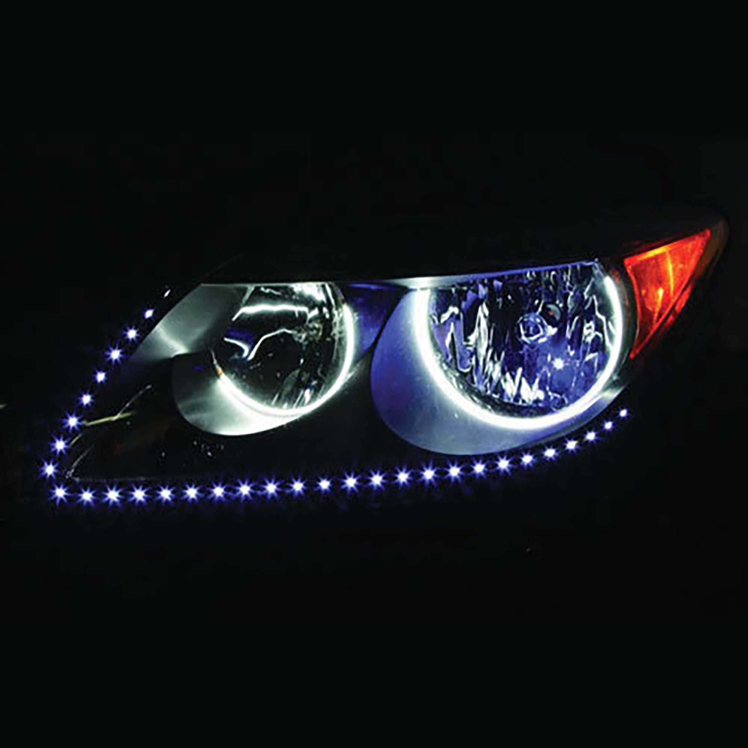 Side View White Strip Light - 54 Inch, Pair, Bulk