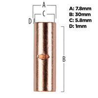 6 GA COPPER BUTT - 25PK