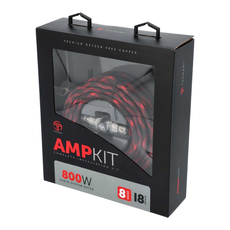 800W  8 GA AMP Kit