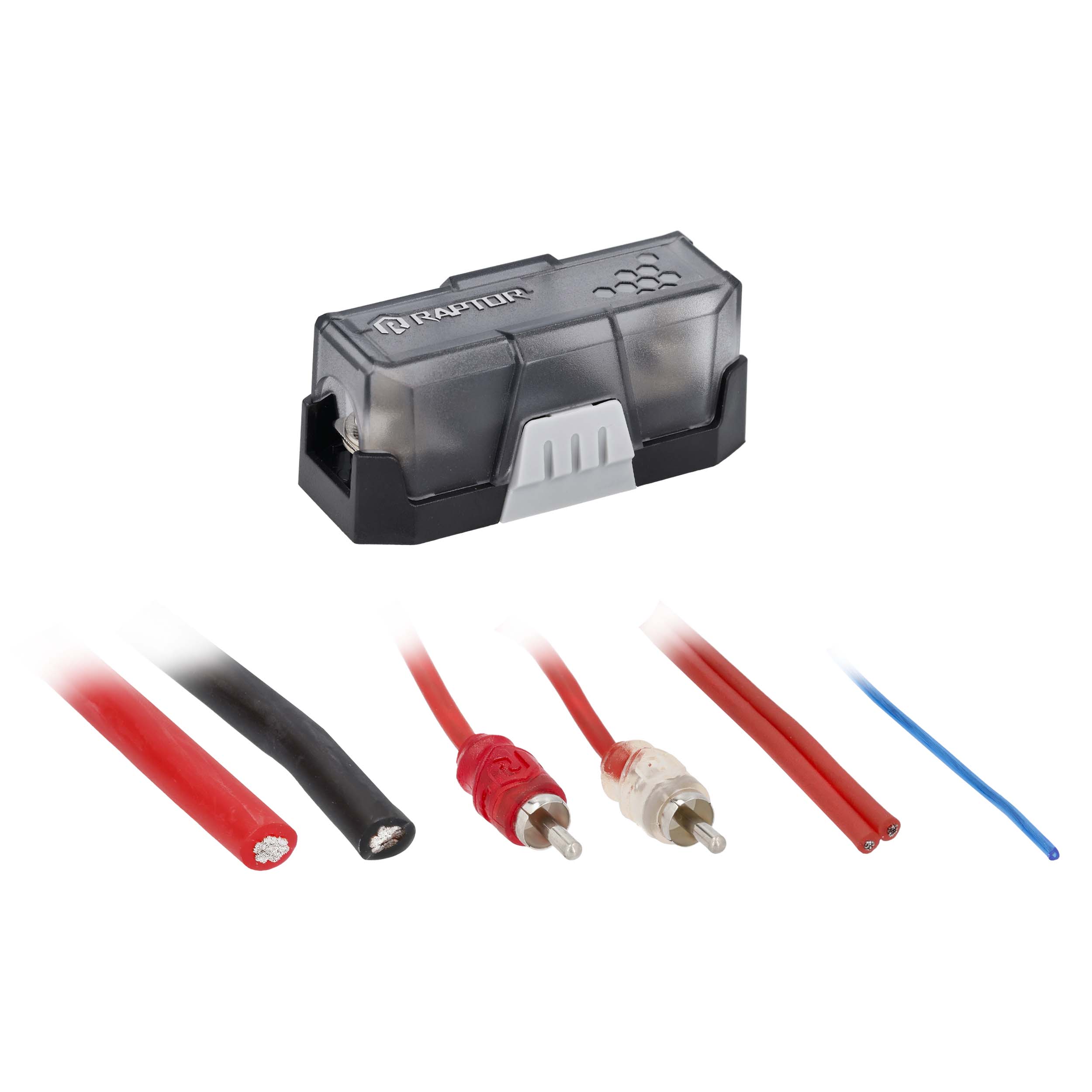 RAPTOR CCA 1000W 4 AWG Amp Kit with RCA Cable - Vice Series