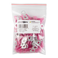 Heat Shrink Red Ring Terminal 22-18 Gauge 3/8 inch