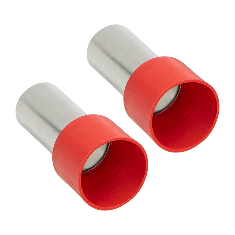 Ferrules - Red 1/0GA - 50 per Bag