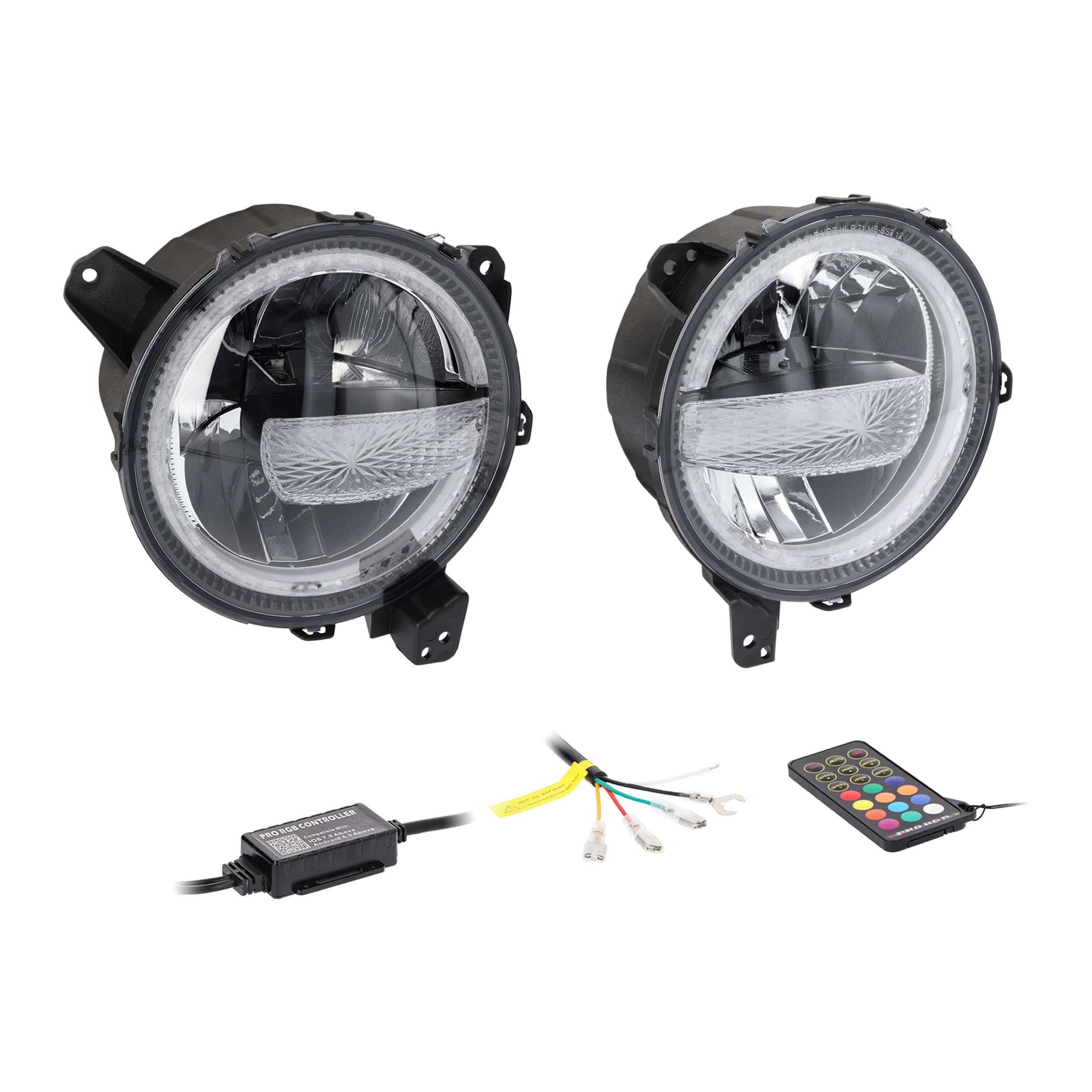 9" Premium Chasing LED Headlights - Fits select Jeeps®