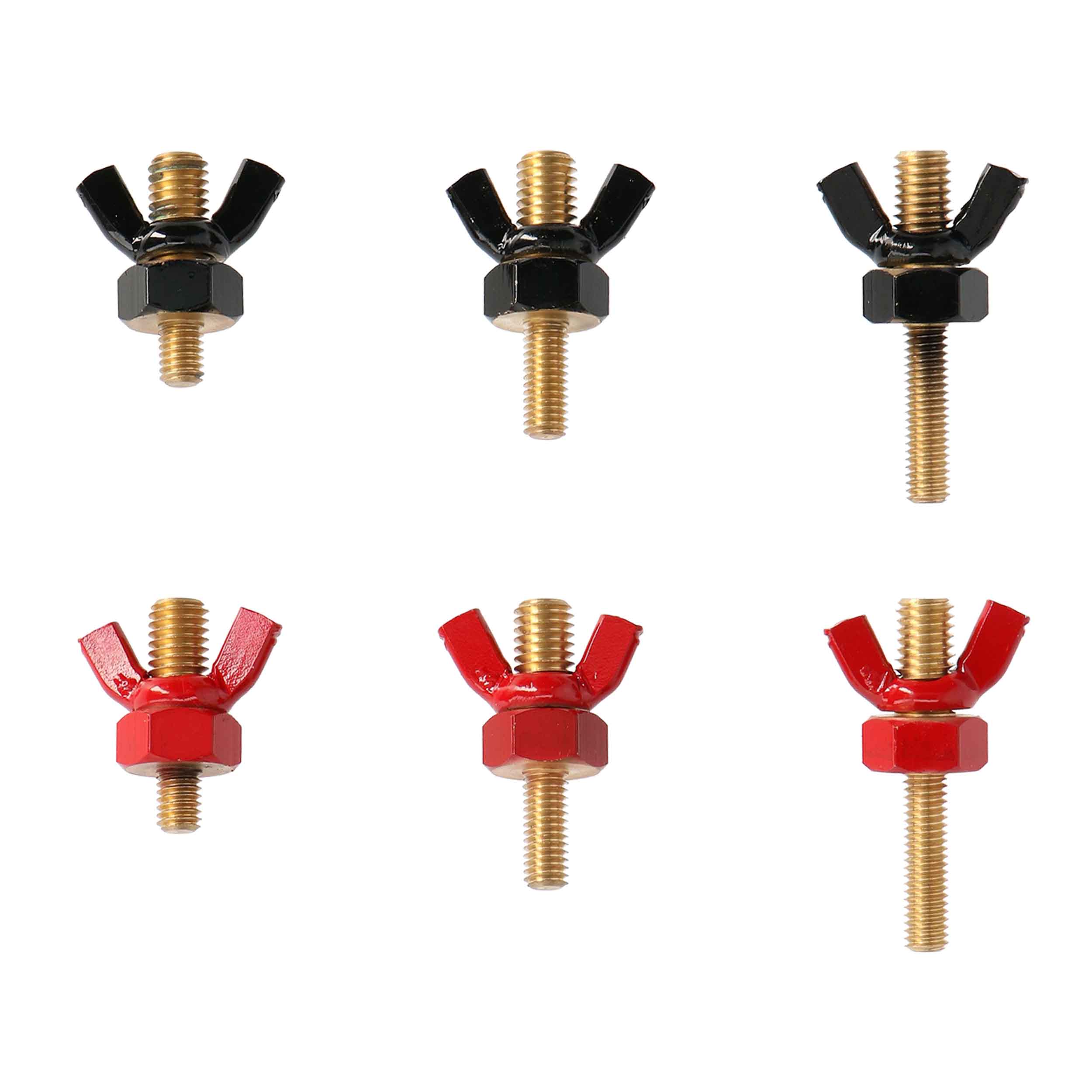 Shuriken Wing Nut Sets Positive and Negative - 3 Sets