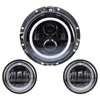 Round Motorcycle Headlight - 7 Inch/4.5 Inch