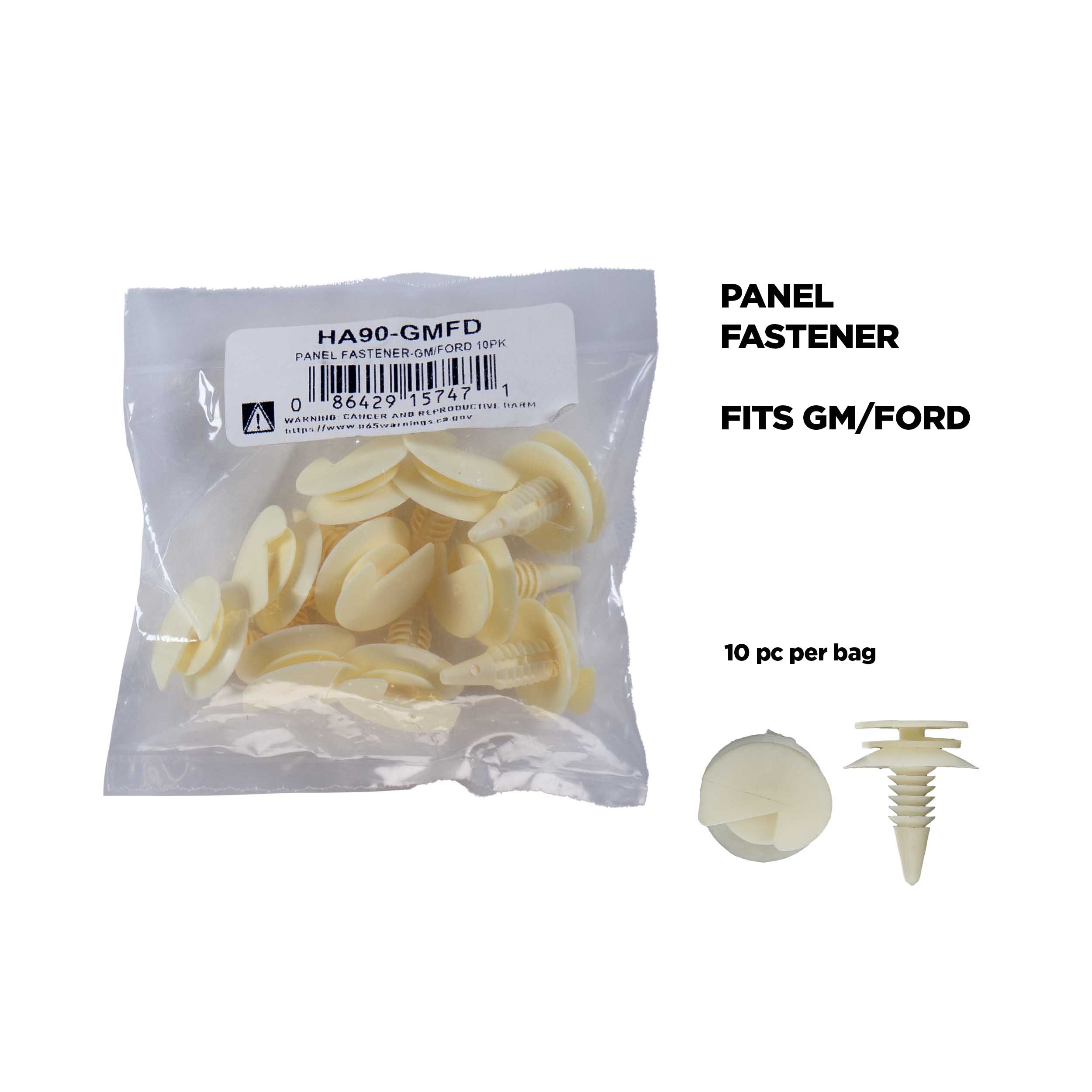 GM/Ford Panel Fasteners - Package of 10