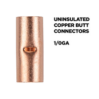 1/0 GA COPPER BUTT - 10PK