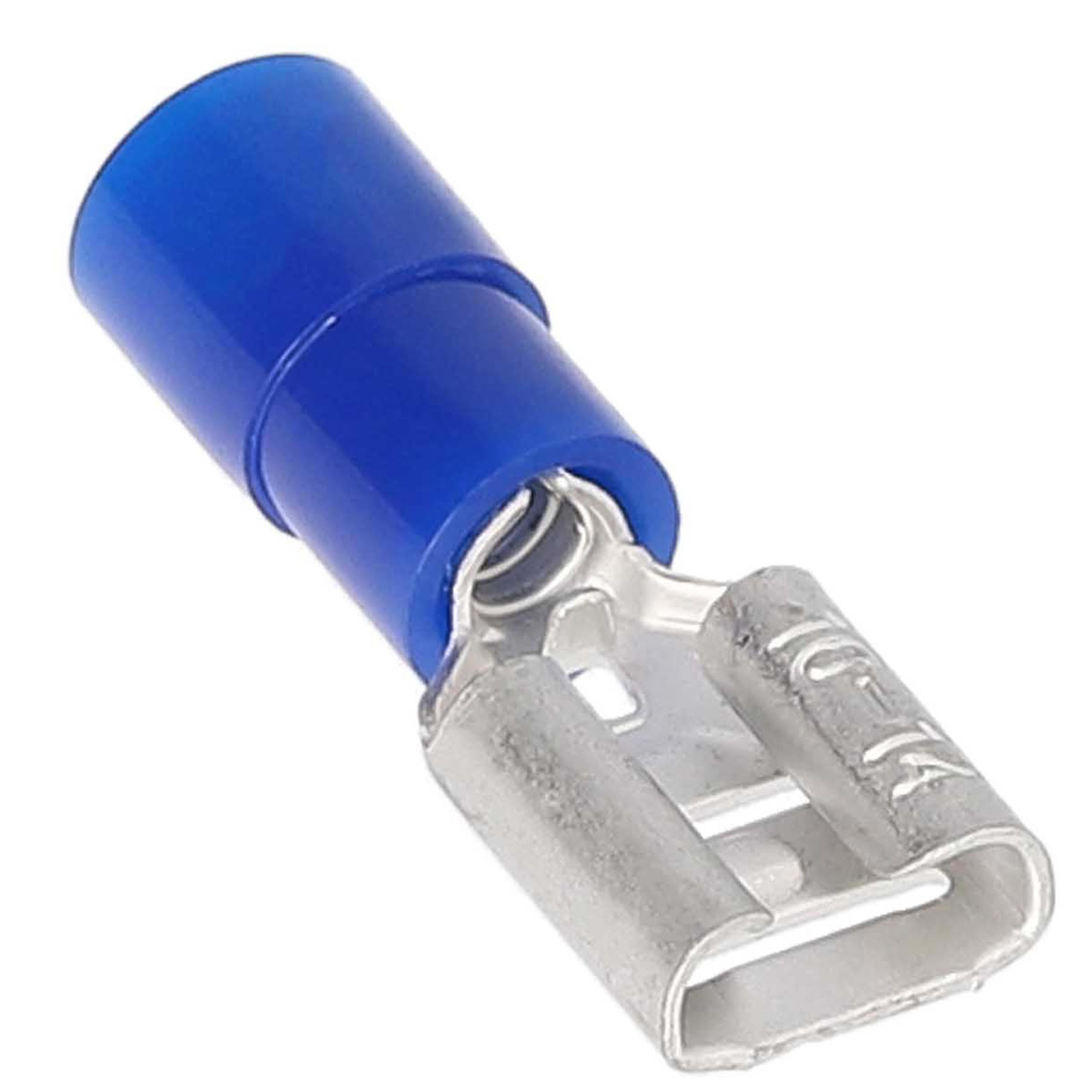 Blue Nylon Female Quick Disconnect 16-14 Gauge .250