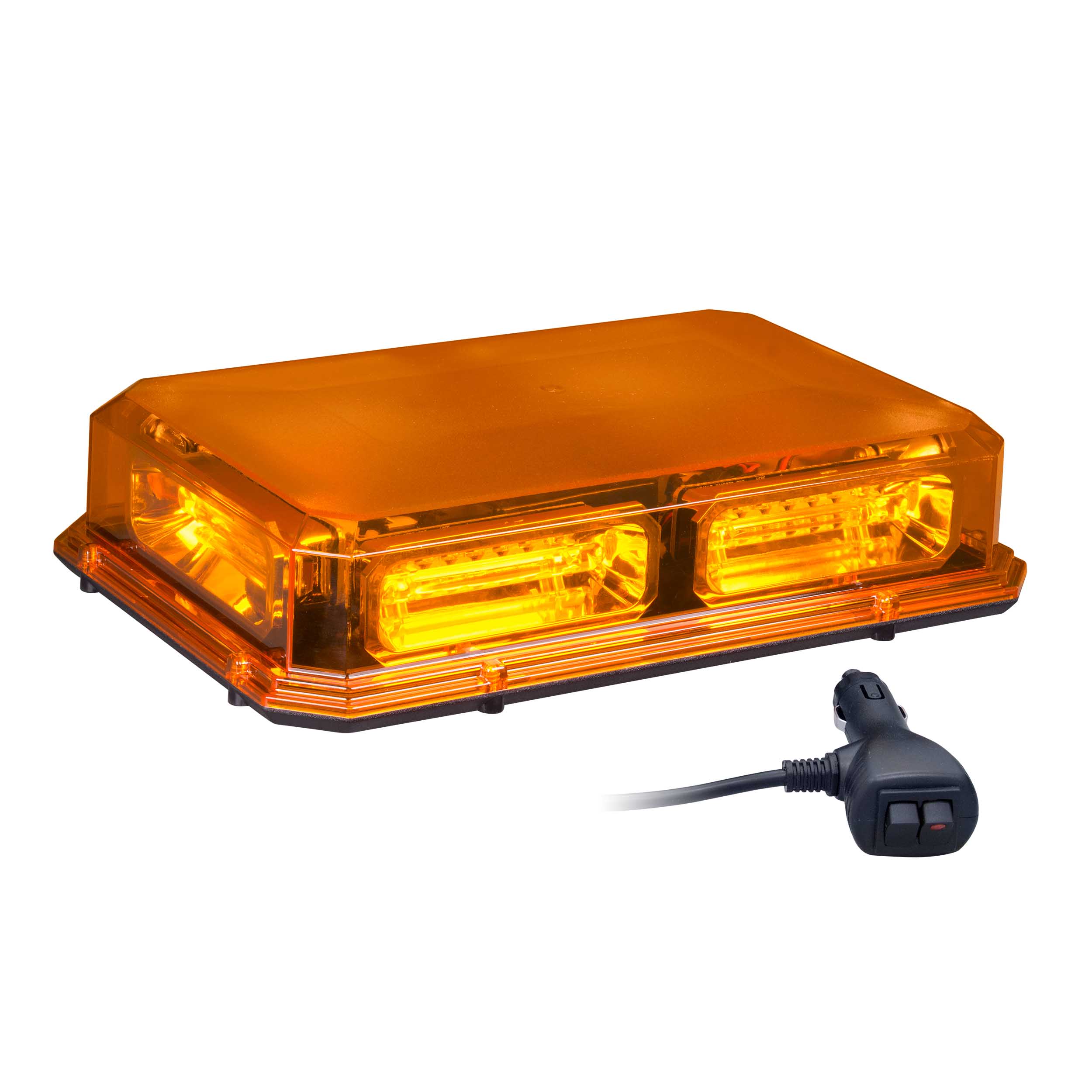 Amber Exterior Mini Lightbar - 12.9 Inch, 36 LED