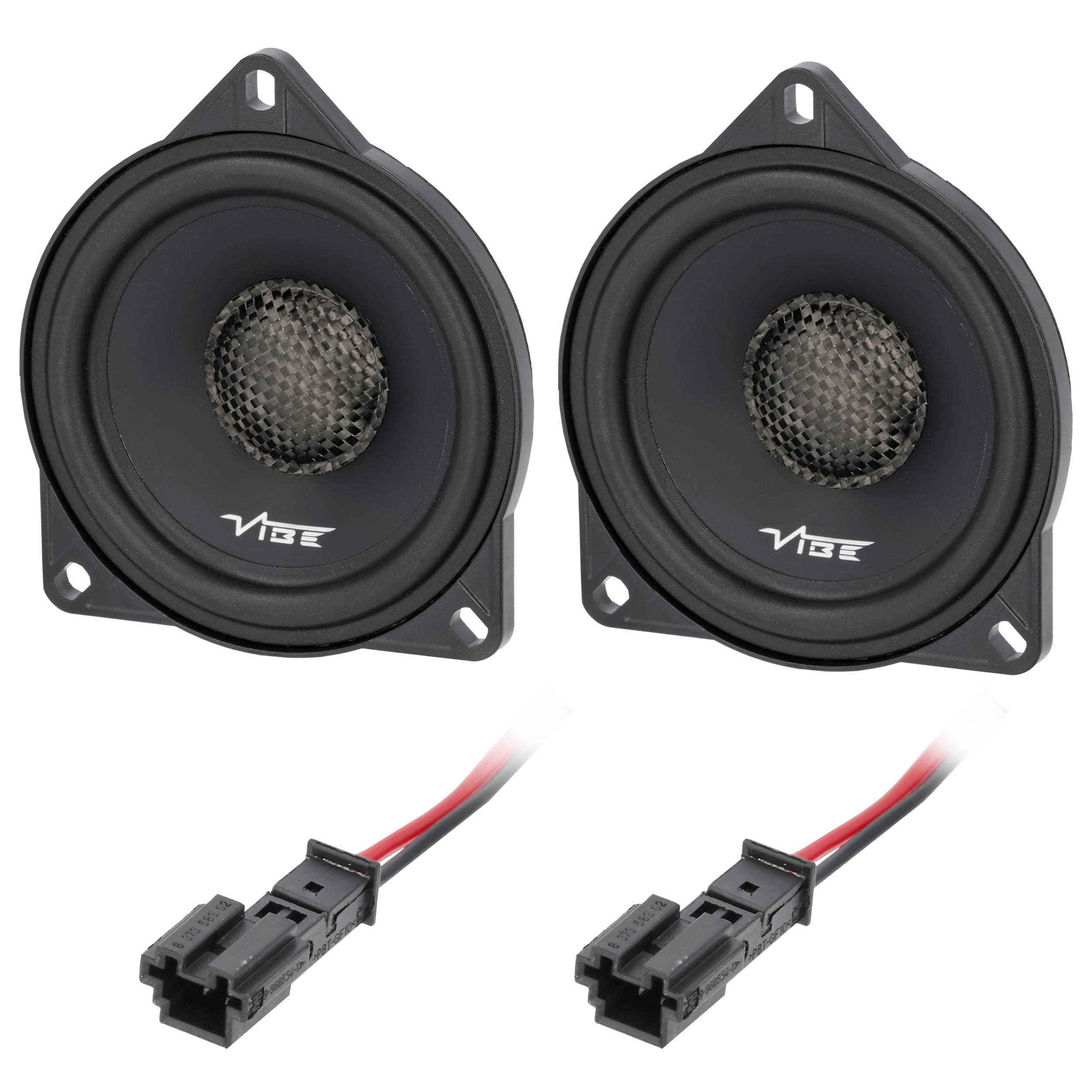 Plug-N-Play 4″ Midwoofer Speaker Kit - Fits Select Tesla