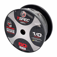V8GT OFC Power Wire | 1/0 AWG | 50 ft. | Black