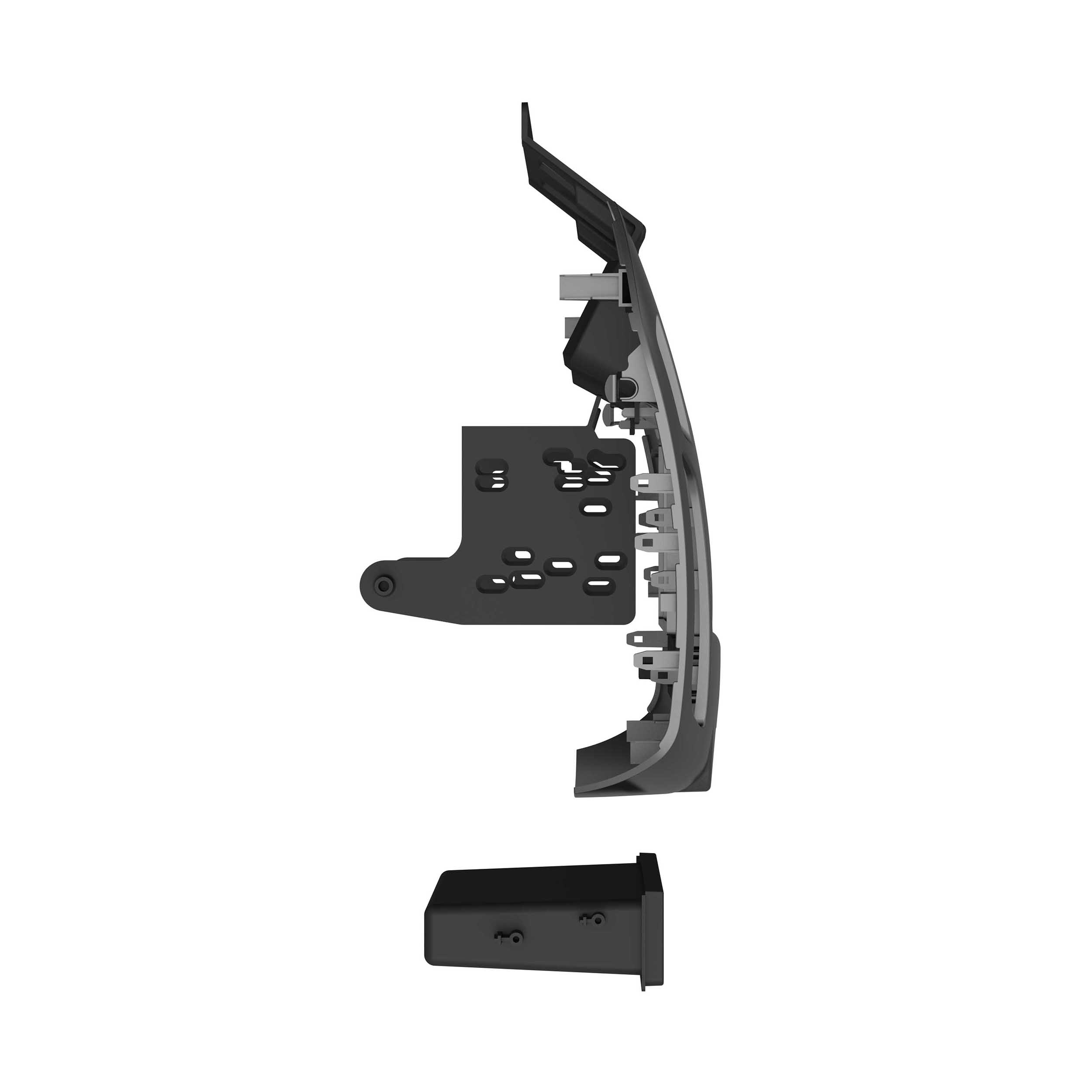 Ford Transit Connect 2014-2018 - Two-tone Gray and Black