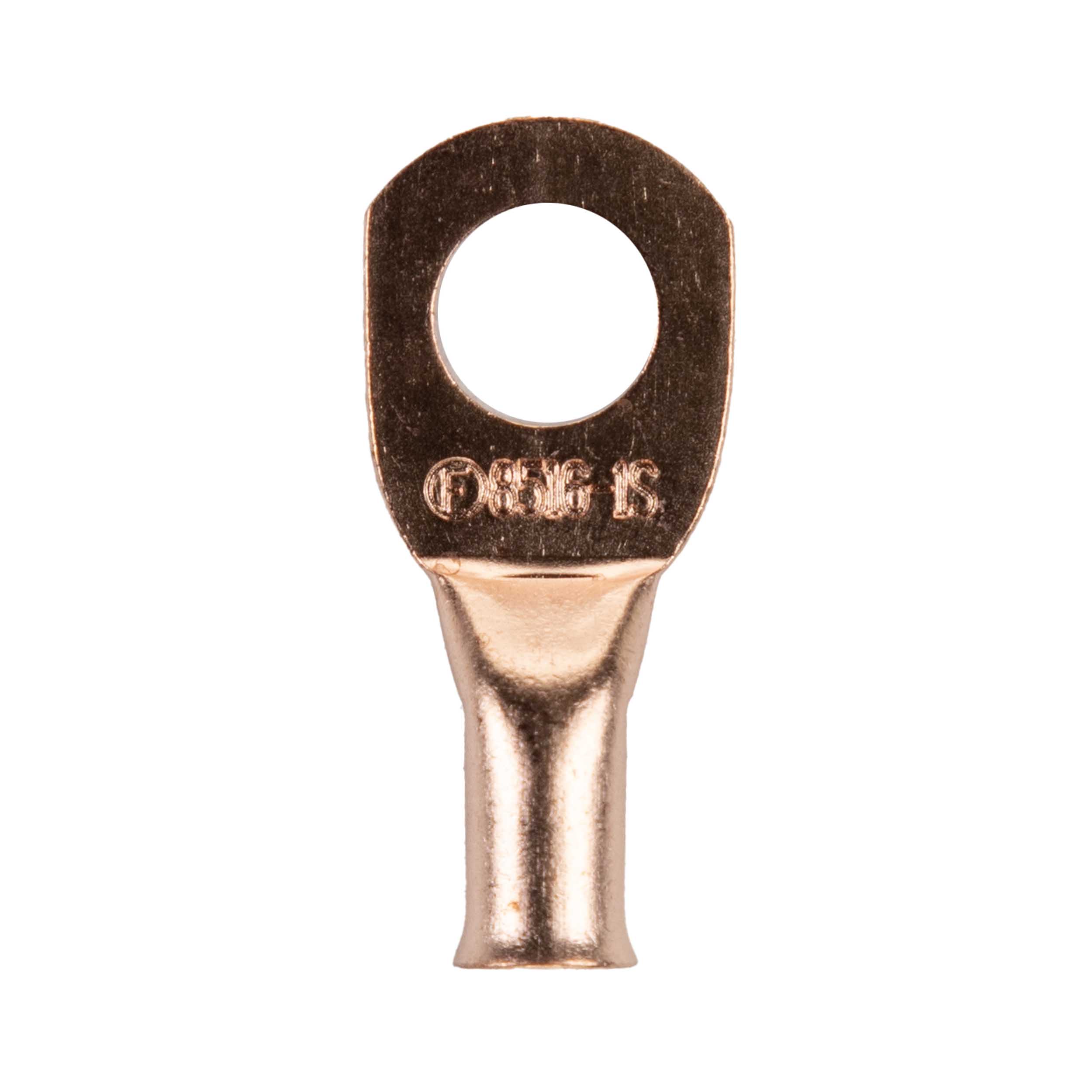 Copper Uninsulated Ring Terminal 8 Gauge 5/16 inch