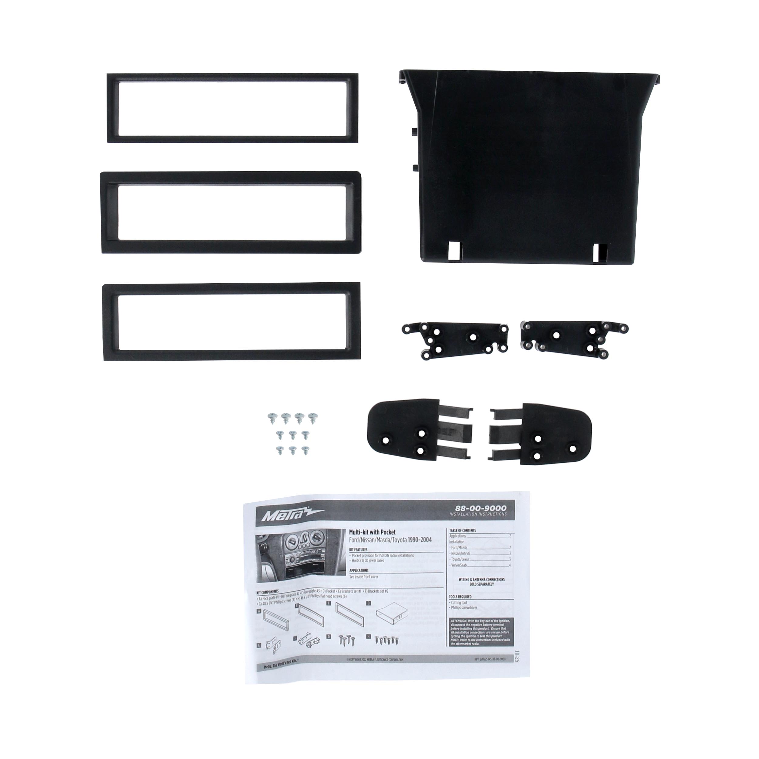 Under Radio Pocket - Acura | Porsche | Saab | Subaru | Toyota Multi-App