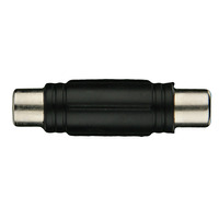 RCA Barrel Connector Female Nickel - Package of 50 Pieces