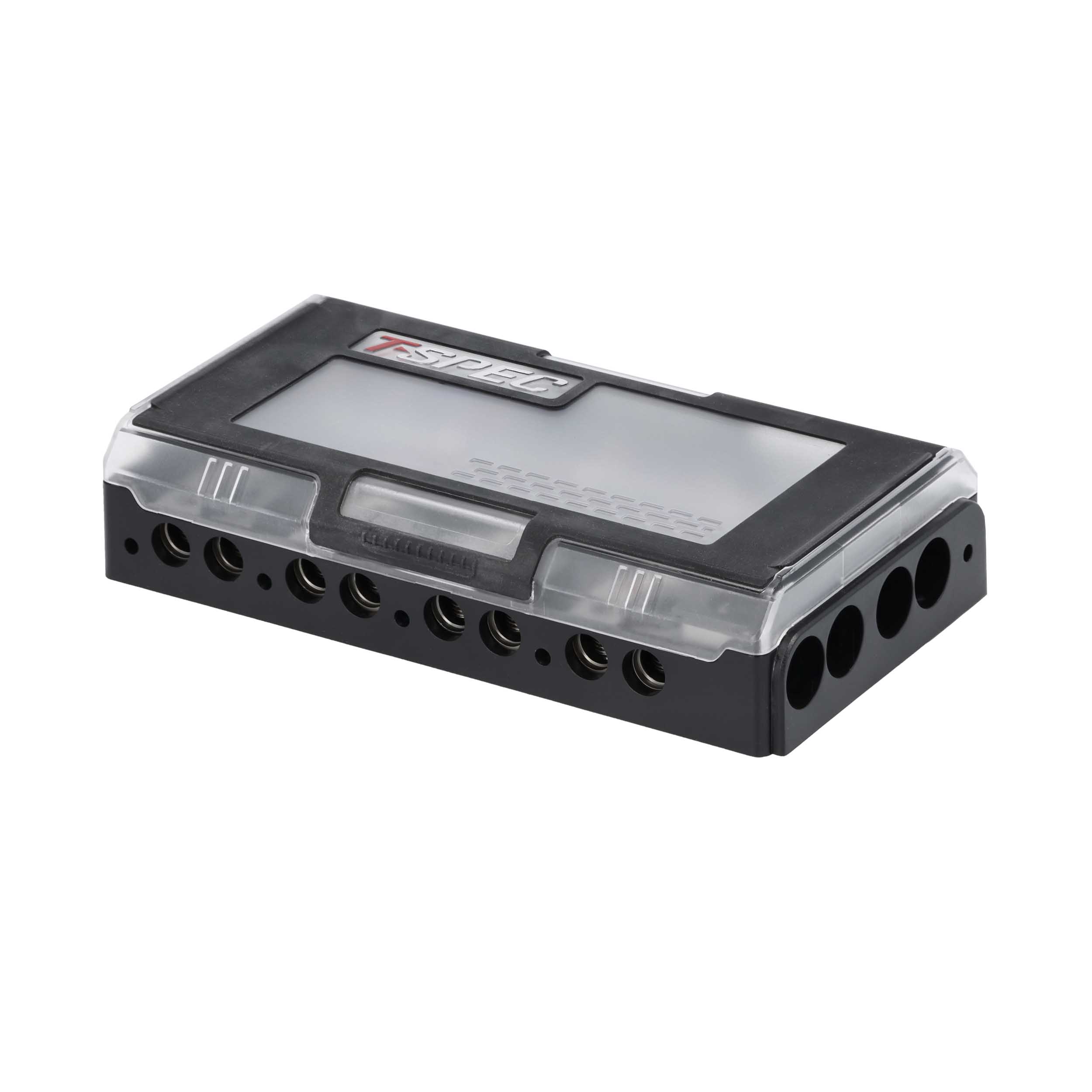 Distribution Block Dual Input 4-Way Power + Ground