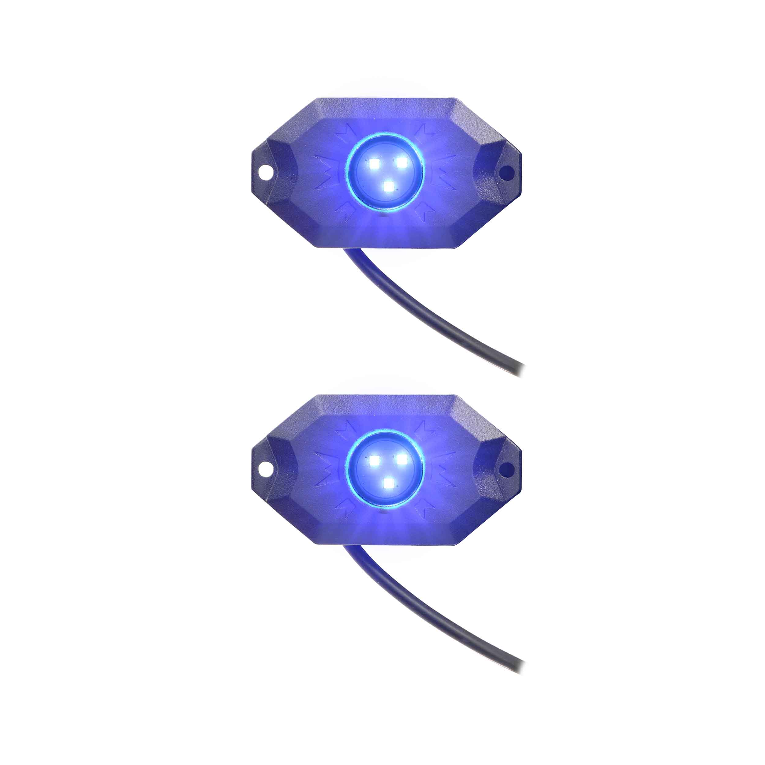 Daytona Lights Rock Lights (Blue) - 2 Pack