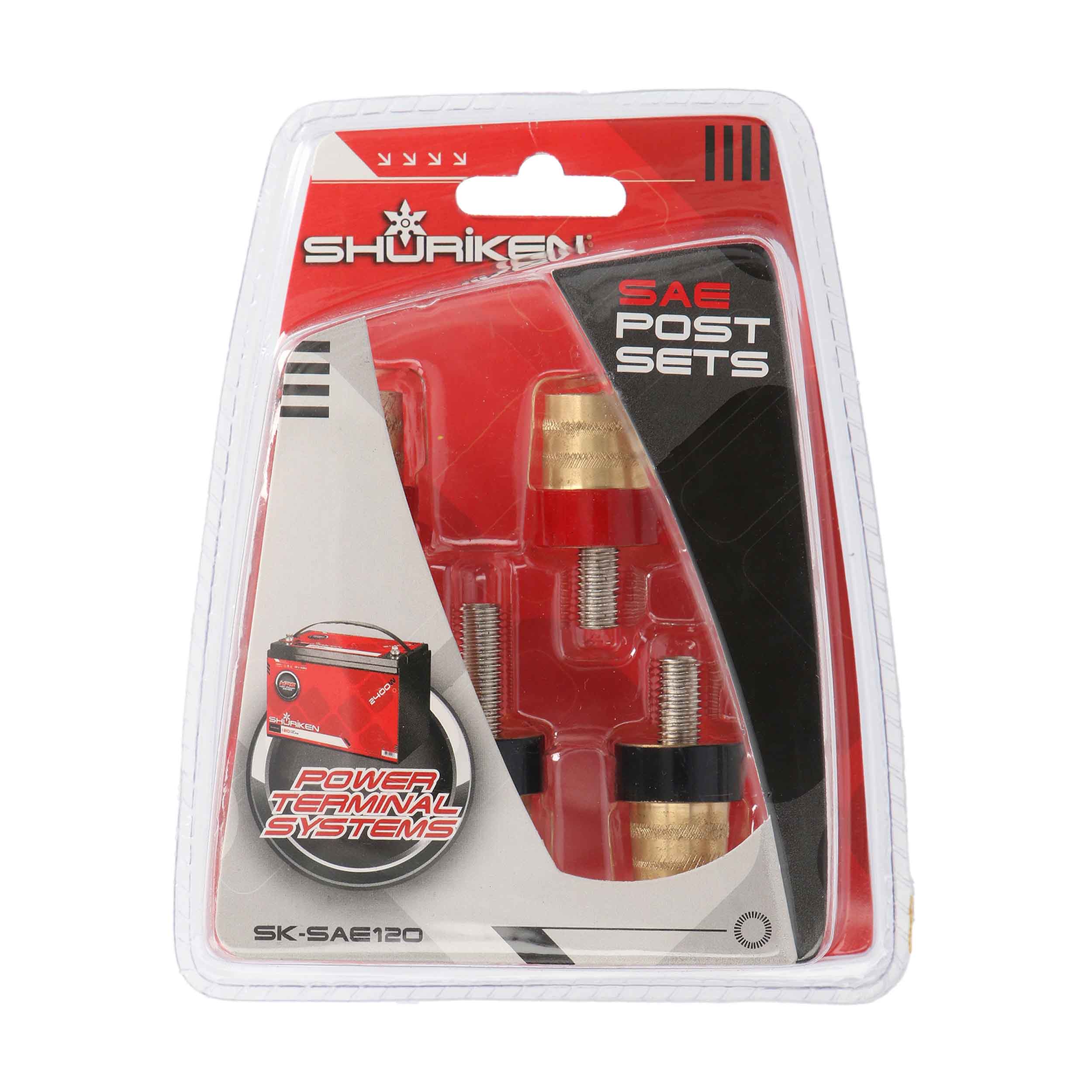 Shuriken SAE Post Sets Positive and Negative - 2 Pair