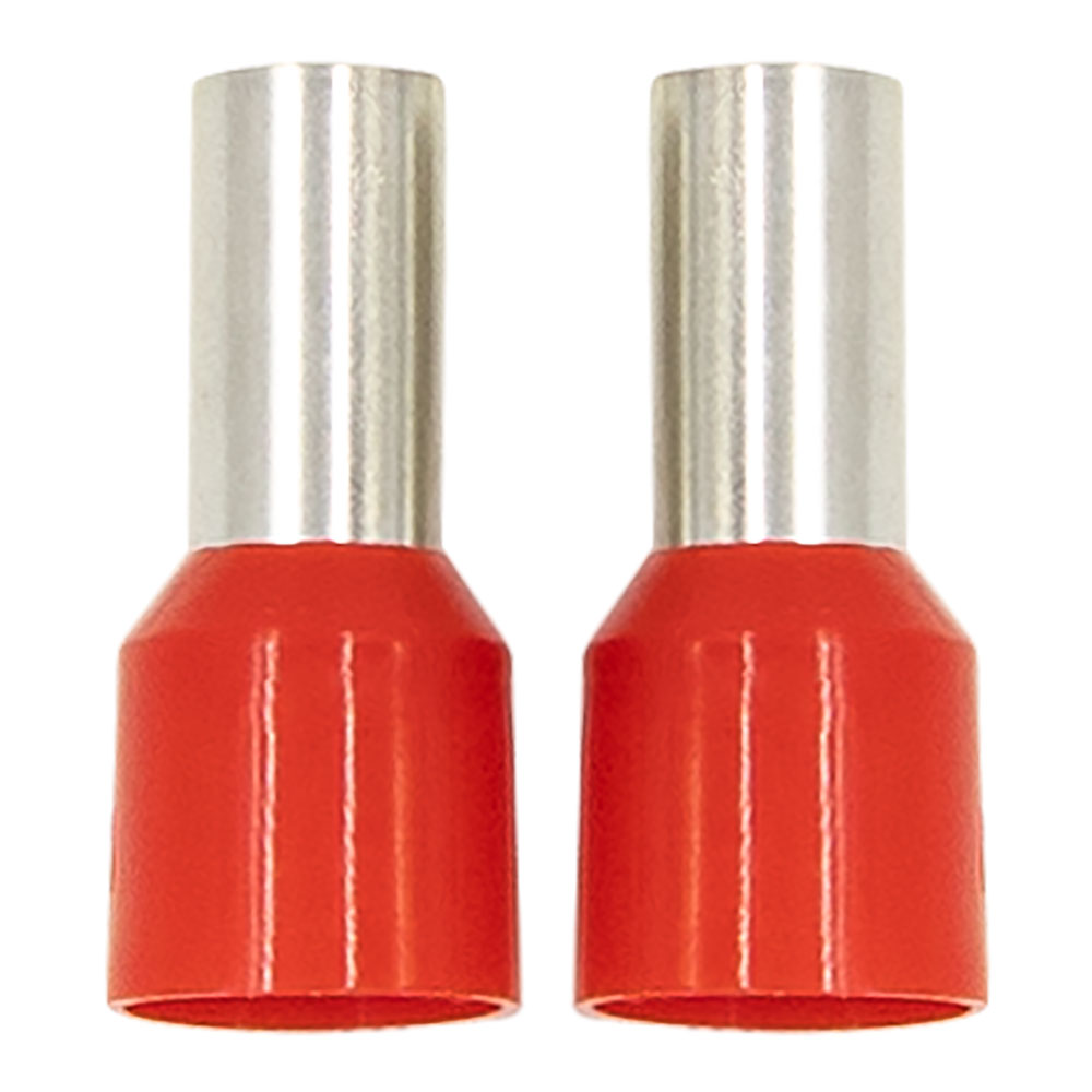 Ferrules - Red 8GA - 50 per bag