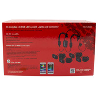 RGB Accent Light Kit - 4 RGB Pods, 3 LED